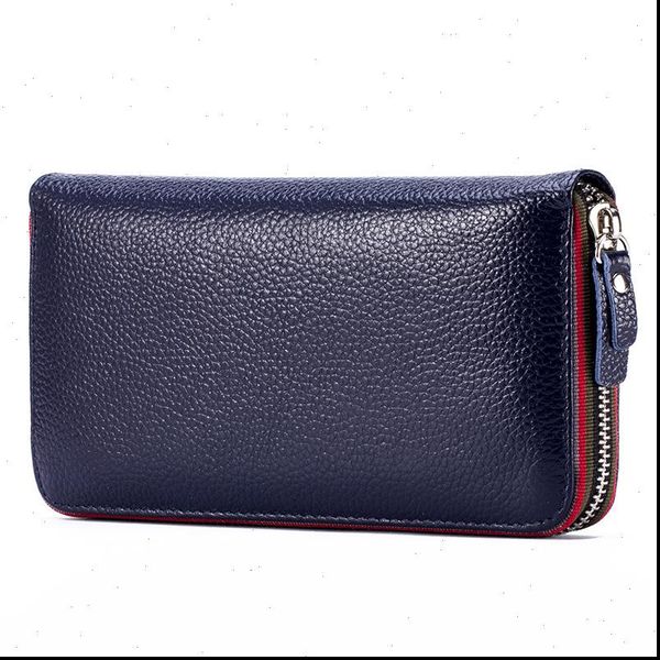 womens long zipper wallet genuine leather vintage black coin purse cow male wallets, Red;black
womens long zipper wallet genuine leather vintage black coin purse cow male wallets, Red;black