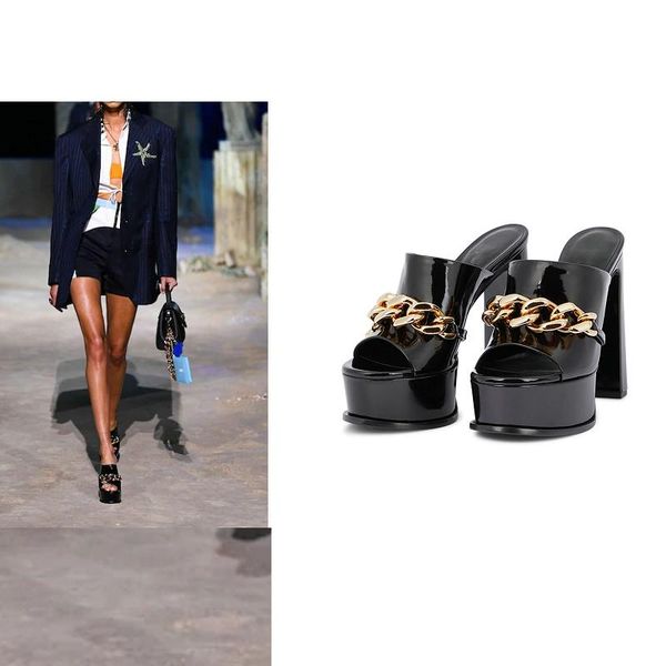 dress shoes cool genuine leather women sandals metal platforms high heels pumps 2021 est night club square heel shoe woman, Black
dress shoes cool genuine leather women sandals metal platforms high heels pumps 2021 est night club square heel shoe woman, Black