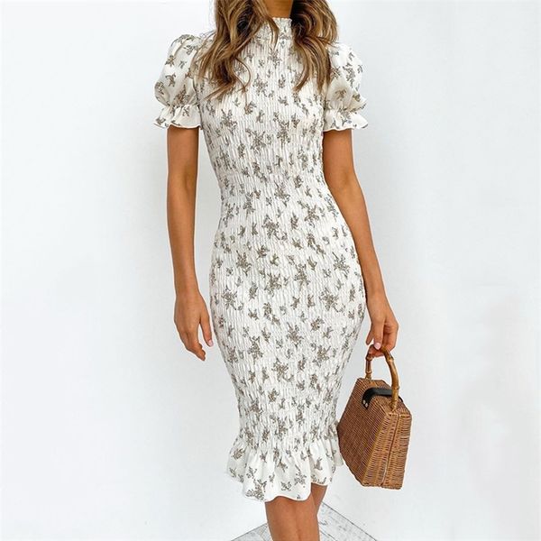 women boho floral print folds dress bodycon pleated puff sleeve slim female midi dresses summer lady beach dress vestidos 210309, Black;gray
women boho floral print folds dress bodycon pleated puff sleeve slim female midi dresses summer lady beach dress vestidos 210309, Black;gray