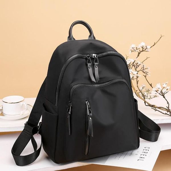 casual oxford women backpack black waterproof nylon school bags for teenage girls fashion travel backpack tote mochila
casual oxford women backpack black waterproof nylon school bags for teenage girls fashion travel backpack tote mochila