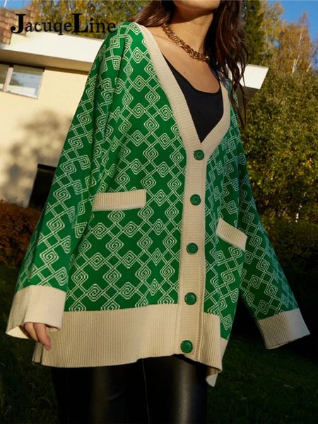 jacuqeline autumn winter 2021 oversize knitted women cardigan long sleeve v neck sweater fashion plaid casual loose cardigan, White;black
jacuqeline autumn winter 2021 oversize knitted women cardigan long sleeve v neck sweater fashion plaid casual loose cardigan, White;black