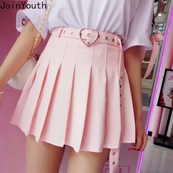 joinyouth women mini skirt high waist pleated skirt preppy style lace up jupe solid sweet summer fashion skirts mujer faldas 210315, Black
joinyouth women mini skirt high waist pleated skirt preppy style lace up jupe solid sweet summer fashion skirts mujer faldas 210315, Black
