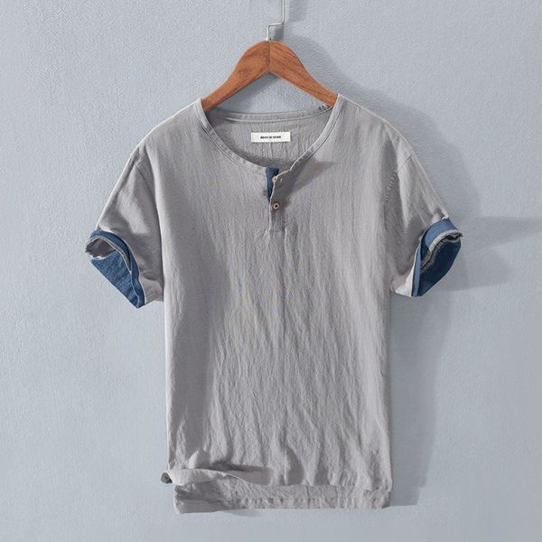 2021 new vero nova chegada de manga curta moda masculina casual cinza para homem linho t camisas masculino confortvel camisa ju05, White
2021 new vero nova chegada de manga curta moda masculina casual cinza para homem linho t camisas masculino confortvel camisa ju05, White