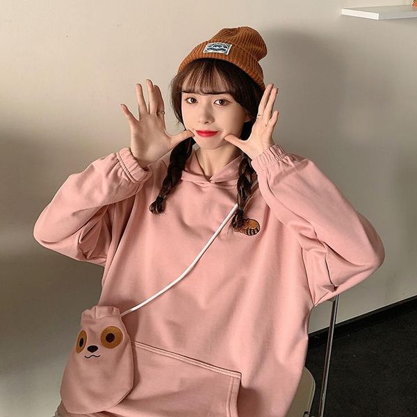 women's hoodies & sweatshirts autumn series cute bear hoodie loose korean fashionable thin japanese hong kong style 2021 student over s, Black
women's hoodies & sweatshirts autumn series cute bear hoodie loose korean fashionable thin japanese hong kong style 2021 student over s, Black