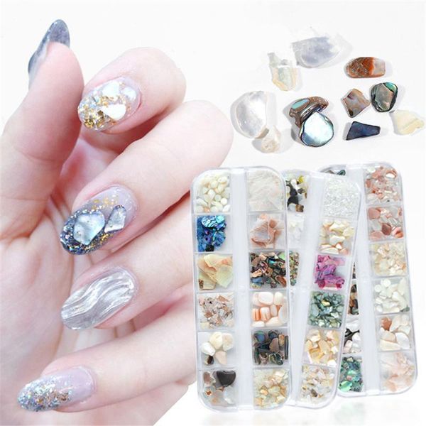 nail art decorations 1 box sea shell stone nails sequins for uv gel polish decoration of accessories, Silver;gold
nail art decorations 1 box sea shell stone nails sequins for uv gel polish decoration of accessories, Silver;gold