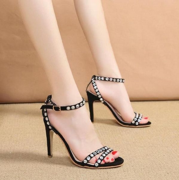 rhinestone platform women sandals stiletto ultra 10cm high heels wedding party shoes for lady open toes pump plus size 40, Black
rhinestone platform women sandals stiletto ultra 10cm high heels wedding party shoes for lady open toes pump plus size 40, Black
