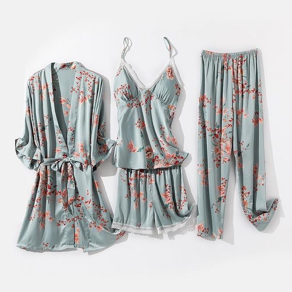 women's sleepwear kimono robe gown print flower women bathrobe summer nightgown casual silky nightwear satin nightdress home clothes, Black;red
women's sleepwear kimono robe gown print flower women bathrobe summer nightgown casual silky nightwear satin nightdress home clothes, Black;red
