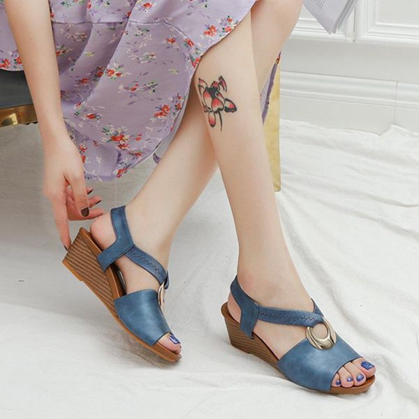 sandals 2021 female summer women's shoes fashion wedge comfortable open toe plus size 36-42, Black
sandals 2021 female summer women's shoes fashion wedge comfortable open toe plus size 36-42, Black