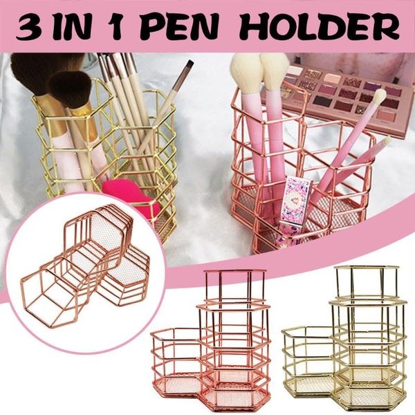storage baskets pencil cup office stationery pen holder table hollow wire metal 3 in 1 deskorganizer makeup brush
storage baskets pencil cup office stationery pen holder table hollow wire metal 3 in 1 deskorganizer makeup brush