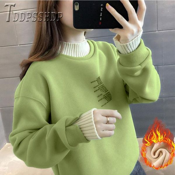 women's hoodies & sweatshirts 2021 autumn winter lining with fluff women sweatshirt korean fake two piece female, Black
women's hoodies & sweatshirts 2021 autumn winter lining with fluff women sweatshirt korean fake two piece female, Black
