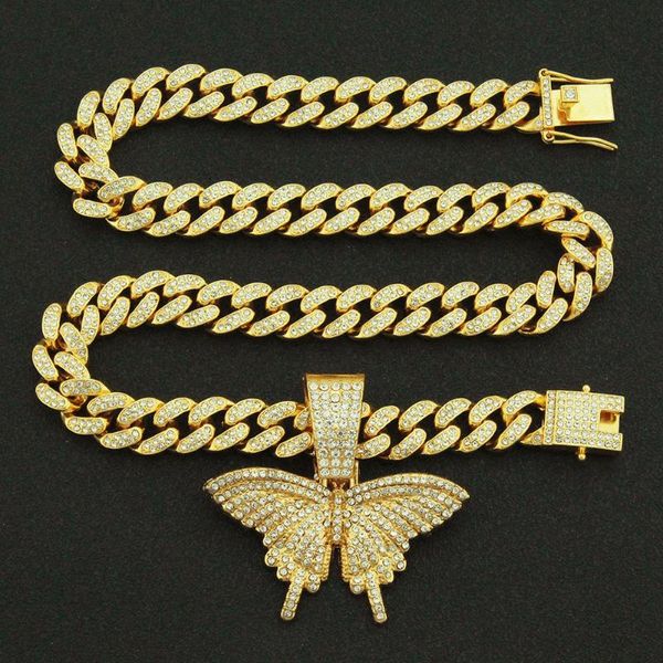pendant necklaces hip hop butterfly necklace miami cuban chain iced out bling hiphop men jewelry accessory drop ship, Silver
pendant necklaces hip hop butterfly necklace miami cuban chain iced out bling hiphop men jewelry accessory drop ship, Silver