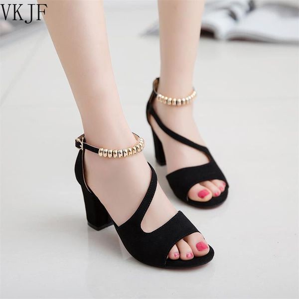 sandals 2021 summer word buckle roman women fashion casual thick heel high heels beaded fish mouth, Black
sandals 2021 summer word buckle roman women fashion casual thick heel high heels beaded fish mouth, Black