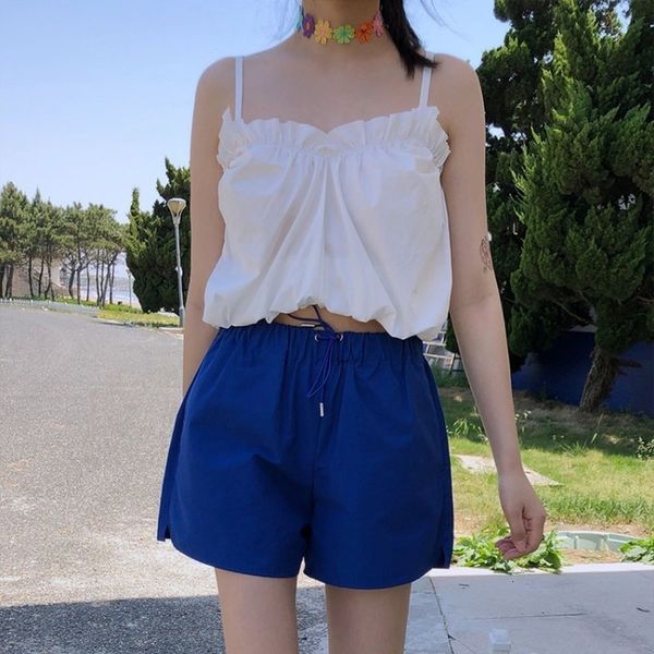 2021 new girl's wooden shoulder belt vest, v-neck, loose, straight, slim, series in summer epgh, White
2021 new girl's wooden shoulder belt vest, v-neck, loose, straight, slim, series in summer epgh, White