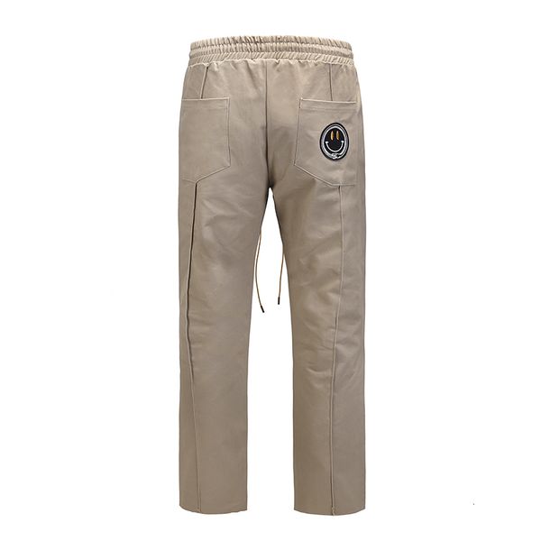 2021 new alta rua smiley bordado emblemas baggy homens e mulheres casual solto reto macaco cordo hip hop calas de pista r4q7, Black
2021 new alta rua smiley bordado emblemas baggy homens e mulheres casual solto reto macaco cordo hip hop calas de pista r4q7, Black