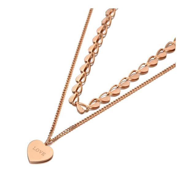 chains bohemia design double layer love heart charm pendant necklaces for women stainless steel summer choker necklace n20212, Silver
chains bohemia design double layer love heart charm pendant necklaces for women stainless steel summer choker necklace n20212, Silver