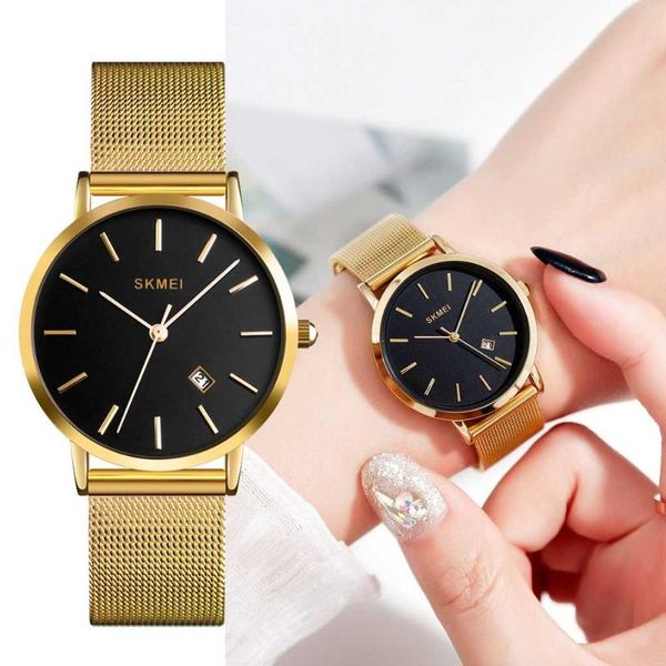 wristwatches skmei luxury women's watch waterproof date fashion gold ladies stainless mesh quartz wristwatch relogio feminino 1530, Slivery;brown
wristwatches skmei luxury women's watch waterproof date fashion gold ladies stainless mesh quartz wristwatch relogio feminino 1530, Slivery;brown
