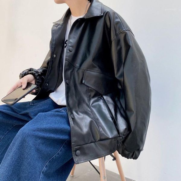men's jackets jacket 2021 autumn slim solid color motorcycle leather long sleeve loose personality youth wear1, Black;brown
men's jackets jacket 2021 autumn slim solid color motorcycle leather long sleeve loose personality youth wear1, Black;brown