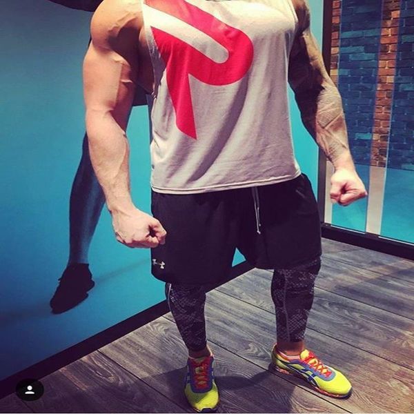 tee t-shirt clothing men's gray muscle mens black gym sleeveless sports tank bodybuilding shirts 2021 designer fitness vest wholes lxw
tee t-shirt clothing men's gray muscle mens black gym sleeveless sports tank bodybuilding shirts 2021 designer fitness vest wholes lxw