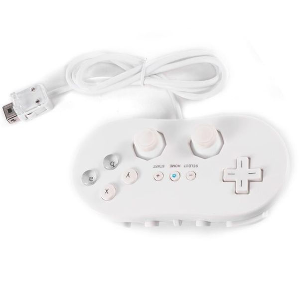white wired classic controller usb game joystick gamepad controller handle remote console video games for wii classic
white wired classic controller usb game joystick gamepad controller handle remote console video games for wii classic