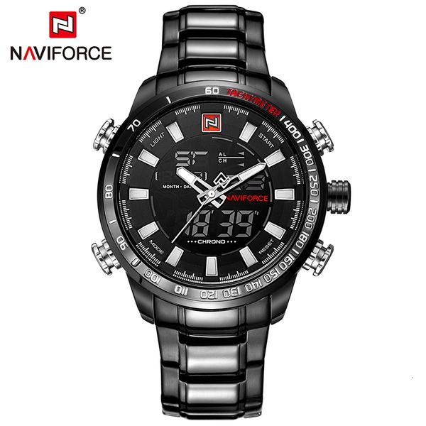 watches naviforce luxury brand men military sport men's digital quartz clock full steel waterproof wrist watch relogio masculino, Slivery;brown
watches naviforce luxury brand men military sport men's digital quartz clock full steel waterproof wrist watch relogio masculino, Slivery;brown