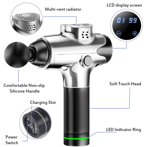 high frequency massage gun lcd display muscle relax body relaxation electric massager with portable bag therapy gun for fitness perfections
high frequency massage gun lcd display muscle relax body relaxation electric massager with portable bag therapy gun for fitness perfections
