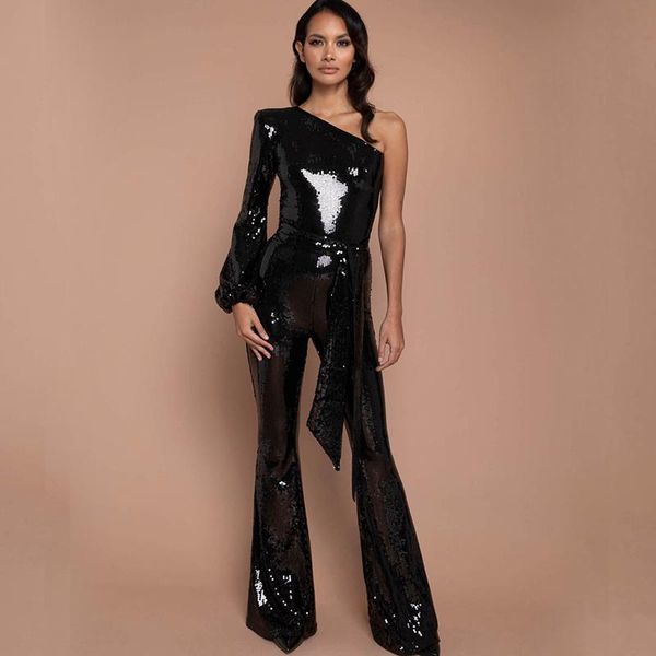 women's jumpsuits & rompers one shoulder jumpsuit black sparkly sequin clubwear long trousers sleeve party womens piece outfit, Black;white
women's jumpsuits & rompers one shoulder jumpsuit black sparkly sequin clubwear long trousers sleeve party womens piece outfit, Black;white