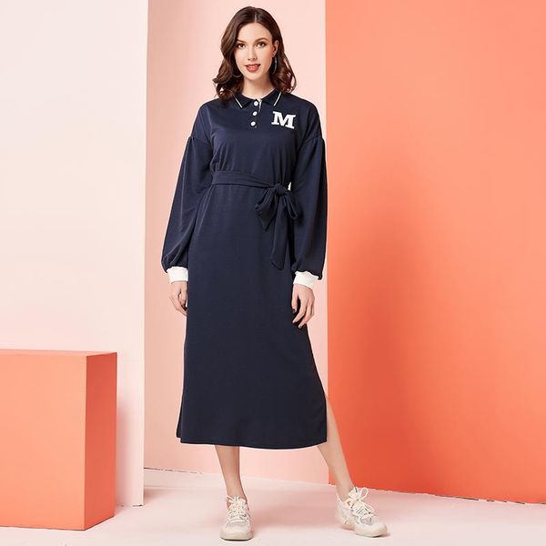 casual dresses spring summer women's dress nice fashion college style loose letter stitching sweater hem slit robe, Black;gray
casual dresses spring summer women's dress nice fashion college style loose letter stitching sweater hem slit robe, Black;gray