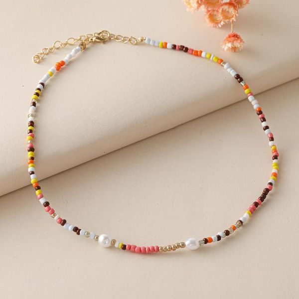 chokers dragon color rice bead necklace source creative beaded pearl lock hoop chain, Golden;silver
chokers dragon color rice bead necklace source creative beaded pearl lock hoop chain, Golden;silver