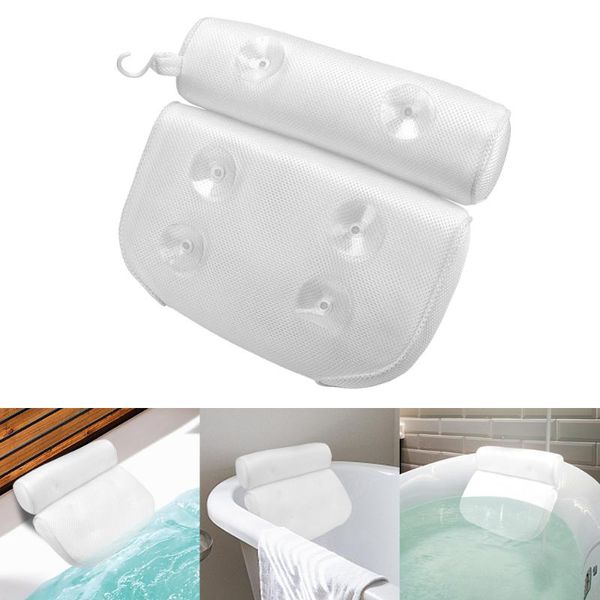 other bath & toilet supplies 3d breathable mesh bathtub head rest pillow with suction cups for neck and back support non-slip spa bathroom s
other bath & toilet supplies 3d breathable mesh bathtub head rest pillow with suction cups for neck and back support non-slip spa bathroom s