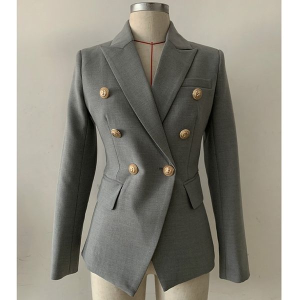 casual high-quality fabric women's jacket suit autumn double-breasted ladies blazer temperament office classic 210527, White;black
casual high-quality fabric women's jacket suit autumn double-breasted ladies blazer temperament office classic 210527, White;black