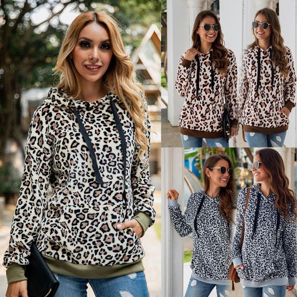 women autumn hoodie streetwear winter warm teddy coat leopard thin hoodies lady lycra pullover sweatshirt sherpa fashion, Black
women autumn hoodie streetwear winter warm teddy coat leopard thin hoodies lady lycra pullover sweatshirt sherpa fashion, Black