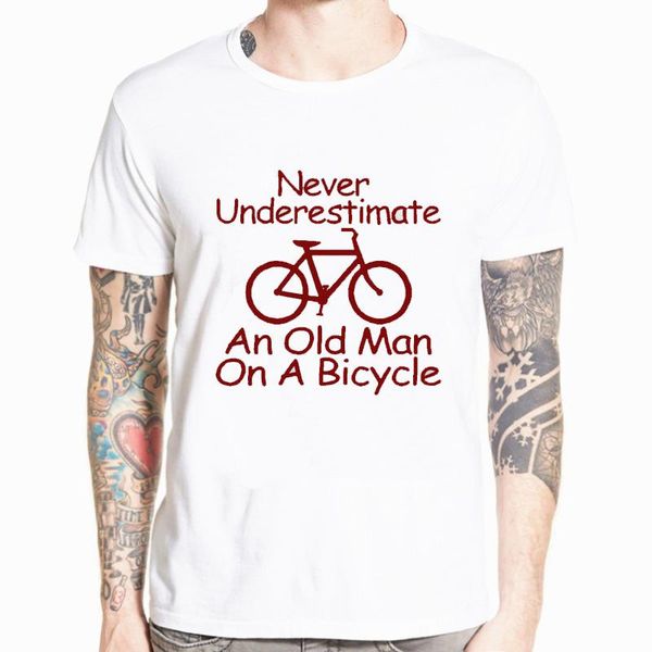 men's t-shirts cycopath bicycles biker t-shirt tshirt mens o neck short sleeve funny men never underestimate an old man on a bicycle t, White;black
men's t-shirts cycopath bicycles biker t-shirt tshirt mens o neck short sleeve funny men never underestimate an old man on a bicycle t, White;black