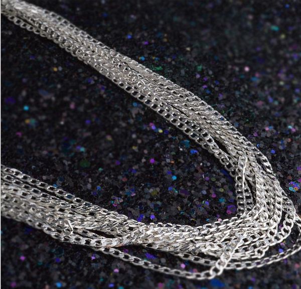 2021 man woman necklace 925 silver plating 2mm sideways chain necklace 16inch/18inch/20inch/22inch/24inch/26inch/28inch/30inch fast ship
2021 man woman necklace 925 silver plating 2mm sideways chain necklace 16inch/18inch/20inch/22inch/24inch/26inch/28inch/30inch fast ship