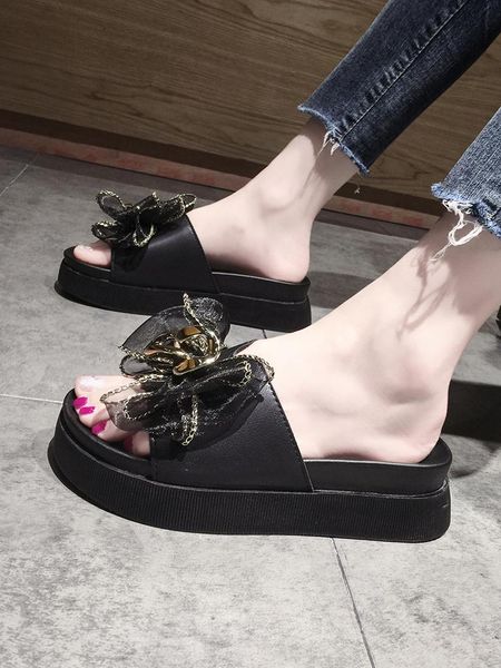 slippers low house platform shoes woman 2021 shale female beach on a wedge luxury slides pantofle butterfly-knot sabot designer, Black
slippers low house platform shoes woman 2021 shale female beach on a wedge luxury slides pantofle butterfly-knot sabot designer, Black