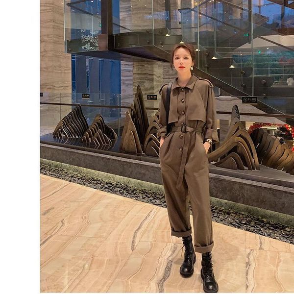 women's jumpsuits & rompers women 2021 spring autumn casual cargo female sash pocket long sleeve jumpsuit romper chic ladies overalls f, Black;white
women's jumpsuits & rompers women 2021 spring autumn casual cargo female sash pocket long sleeve jumpsuit romper chic ladies overalls f, Black;white