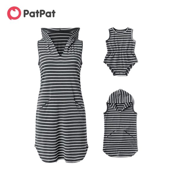 summer hooded striped tank dresses for mommy and me matching outfits 210528, Blue
summer hooded striped tank dresses for mommy and me matching outfits 210528, Blue