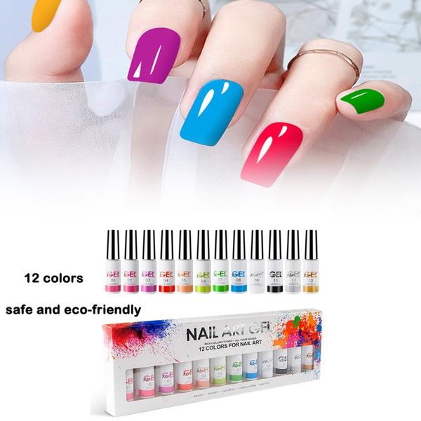 nail gel 12 colors painted polish set line art drawing painting uv/led soak off manicure kit, Red;pink
nail gel 12 colors painted polish set line art drawing painting uv/led soak off manicure kit, Red;pink