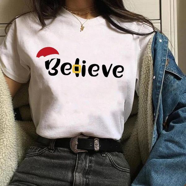 women letter believe fashion holiday new year christmas tees graphic female ladies womens lady t-shirt t shirt t-shirts, White
women letter believe fashion holiday new year christmas tees graphic female ladies womens lady t-shirt t shirt t-shirts, White
