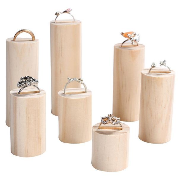 jewelry pouches, bags 7 pcs wooden ring display rack organizer stand cone shape holder showcase, Pink;blue
jewelry pouches, bags 7 pcs wooden ring display rack organizer stand cone shape holder showcase, Pink;blue