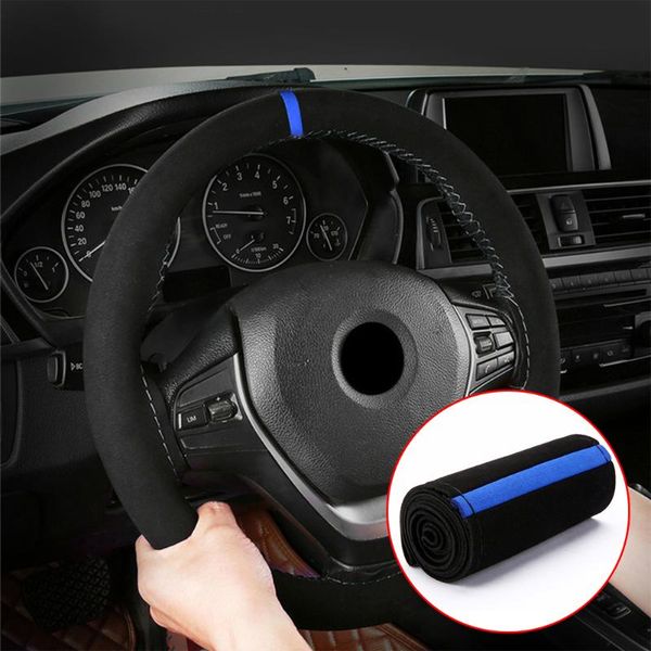 steering wheel covers 38cm universal car cover protector suede anti-slip replacement fits 15inch black blue
steering wheel covers 38cm universal car cover protector suede anti-slip replacement fits 15inch black blue