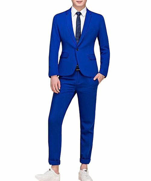 men's suits & blazers suit, men's royal blue / grey bordeaux navy, informal suit for work, wedding (suit + pants tie), White;black 
men's suits & blazers suit, men's royal blue / grey bordeaux navy, informal suit for work, wedding (suit + pants tie), White;black