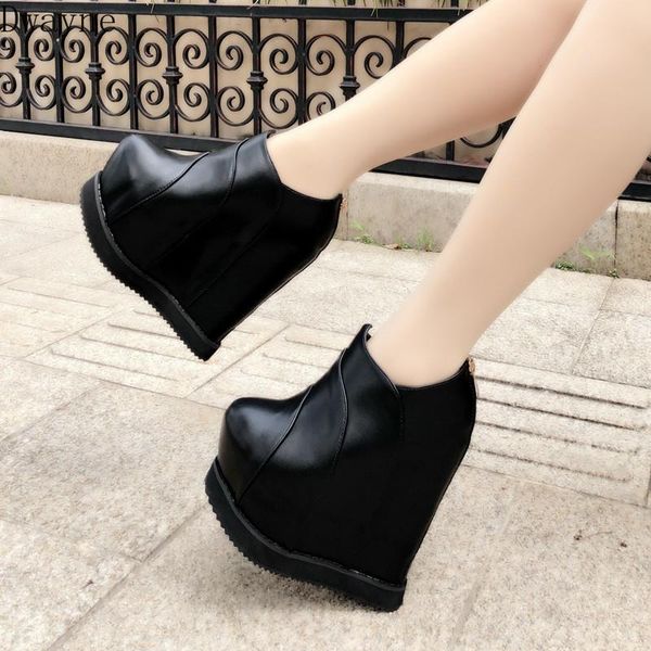 boots 15 cm super high heels waterproof platform women's 2021 increase within thick-sole wedges ankle fashion short, Black
boots 15 cm super high heels waterproof platform women's 2021 increase within thick-sole wedges ankle fashion short, Black