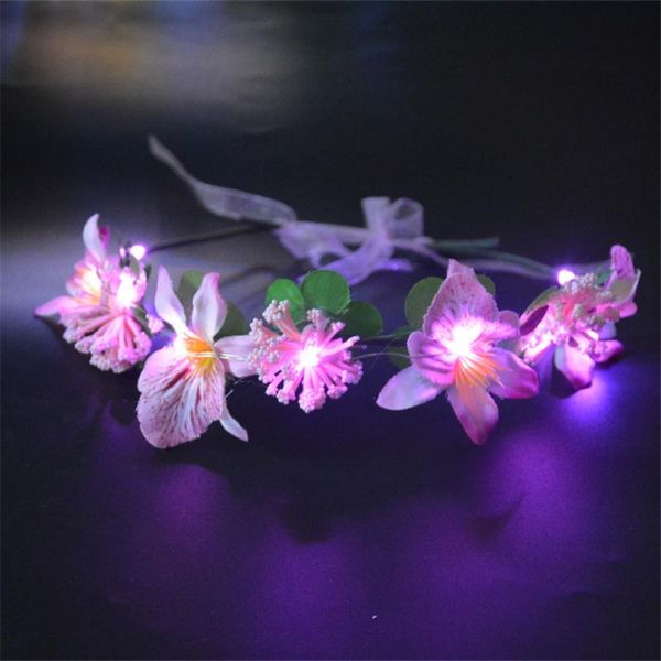 party decoration led light glow flower headband princess headdresses girls bride women beach wedding wreath ribbon - batteries included
party decoration led light glow flower headband princess headdresses girls bride women beach wedding wreath ribbon - batteries included