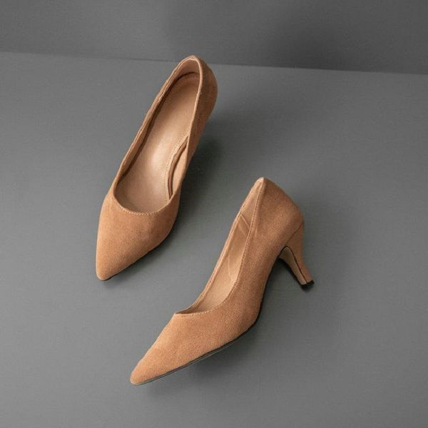 dress shoes sianie tianie 2021 flock pointed toe suede womens office lady pumps solid plain color high heels 6cm stilettos, Black 
dress shoes sianie tianie 2021 flock pointed toe suede womens office lady pumps solid plain color high heels 6cm stilettos, Black