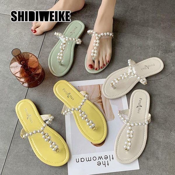 slippers pearl beading flip flops women summer beach elegant casual shoes female bohemia style slipper footwear vc010, Black
slippers pearl beading flip flops women summer beach elegant casual shoes female bohemia style slipper footwear vc010, Black
