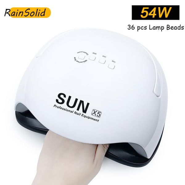 nail dryers 54w sun x5 uv led lamp for drying all gel polish with auto sensing 36 leds dryer professional manicure tool
nail dryers 54w sun x5 uv led lamp for drying all gel polish with auto sensing 36 leds dryer professional manicure tool
