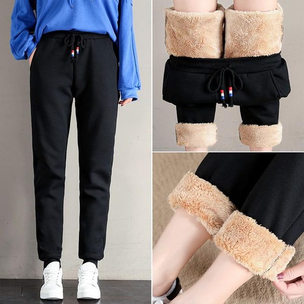 women's pants & capris 2021 winter women fleece sweatpants female running sport workout solid trousers thick velvet warm long pantalone, Black;white
women's pants & capris 2021 winter women fleece sweatpants female running sport workout solid trousers thick velvet warm long pantalone, Black;white