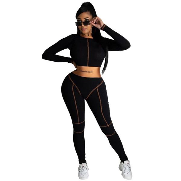 women's jumpsuits & rompers arrival 2021 women long sleeve bodysuit grey jumpsuit fashion o neck workout patchwork sporty active wear, Black;white
women's jumpsuits & rompers arrival 2021 women long sleeve bodysuit grey jumpsuit fashion o neck workout patchwork sporty active wear, Black;white