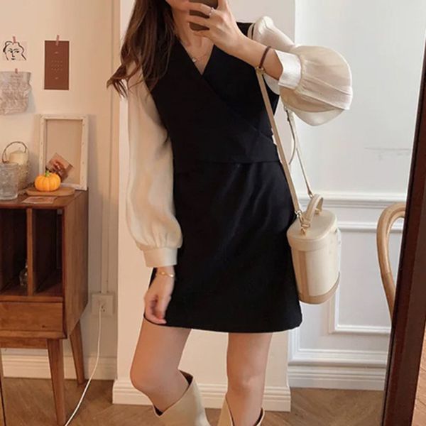 japanese 2021 style long skirt spring popular new simple sales fashion high waist v-neck t e8t5, Black;gray
japanese 2021 style long skirt spring popular new simple sales fashion high waist v-neck t e8t5, Black;gray