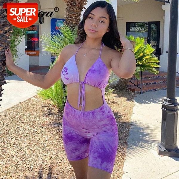 Dulzura tie dye hollow out lace up women playsuit halter bodycon sexy streetwear party club 2020 summer clothes combishort body #xj5e, White
Dulzura tie dye hollow out lace up women playsuit halter bodycon sexy streetwear party club 2020 summer clothes combishort body #xj5e, White